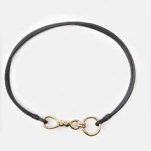 Zara Twisted Buckle Leather belt Size 34 - Brand new